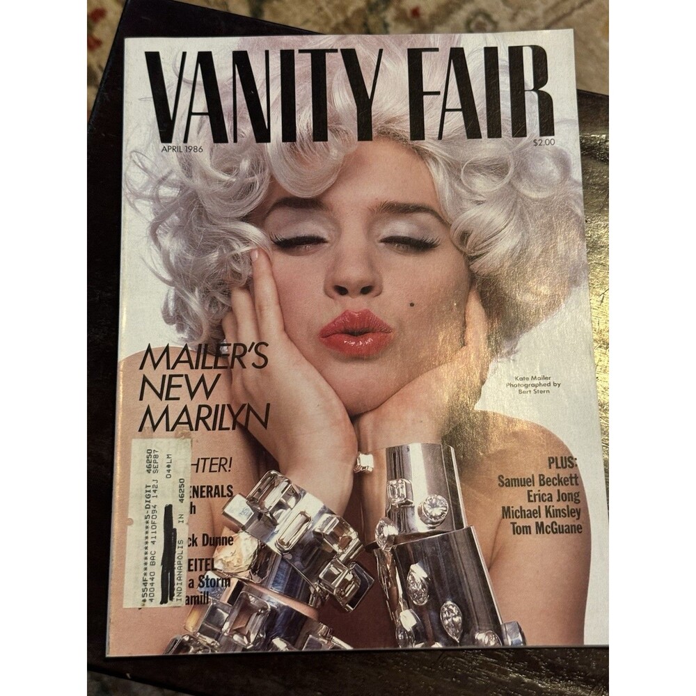 Vanity Fair Magazine April 1986 Kate Mailer New Marilyn